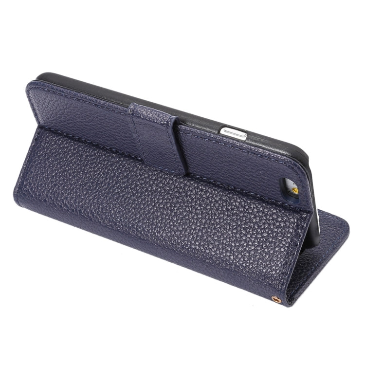 Litchi Texture Horizontal Flip Leather Case with Card Slots & Holder & Wallet & Photo Frame & Lanyard for iPhone 6 & 6s