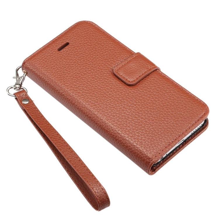 Litchi Texture Horizontal Flip Leather Case with Card Slots & Holder & Wallet & Photo Frame & Lanyard for iPhone 6 & 6s