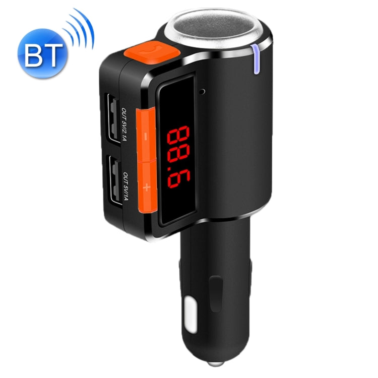 BC09 Bluetooth Handsfree Car Kit FM Transmitter, 5V 3.1A Car Charger, For iPhone, Galaxy, Sony, Lenovo, HTC, Huawei, and other Smartphones