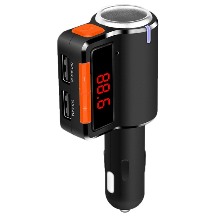 BC09 Bluetooth Handsfree Car Kit FM Transmitter, 5V 3.1A Car Charger, For iPhone, Galaxy, Sony, Lenovo, HTC, Huawei, and other Smartphones