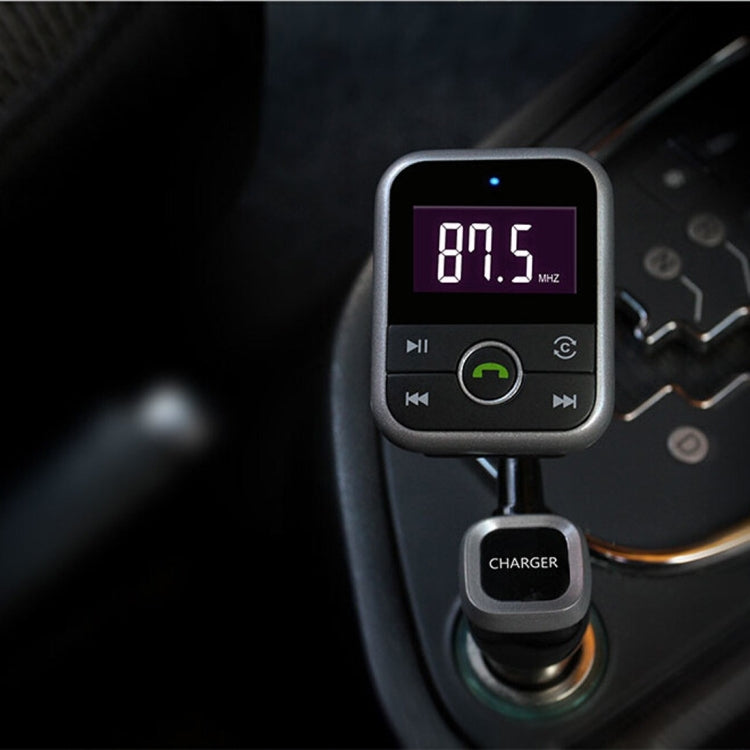 BT67 Bluetooth Car Kit MP3 Player FM Transmitter with Remote Control, 5V 2.1A USB Car Charger for iPhone 6 / iPad / Galaxy S6 / Mobile Phone
