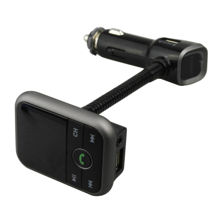 BT67 Bluetooth Car Kit MP3 Player FM Transmitter with Remote Control, 5V 2.1A USB Car Charger for iPhone 6 / iPad / Galaxy S6 / Mobile Phone