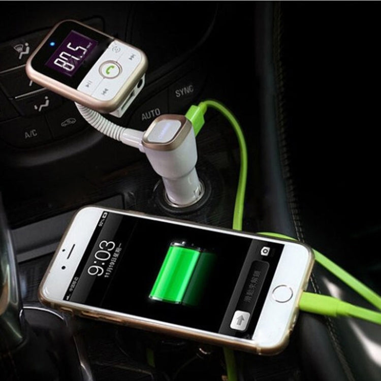BT67 Bluetooth Car Kit MP3 Player FM Transmitter with Remote Control, 5V 2.1A USB Car Charger for iPhone 6 / iPad / Galaxy S6 / Mobile Phone