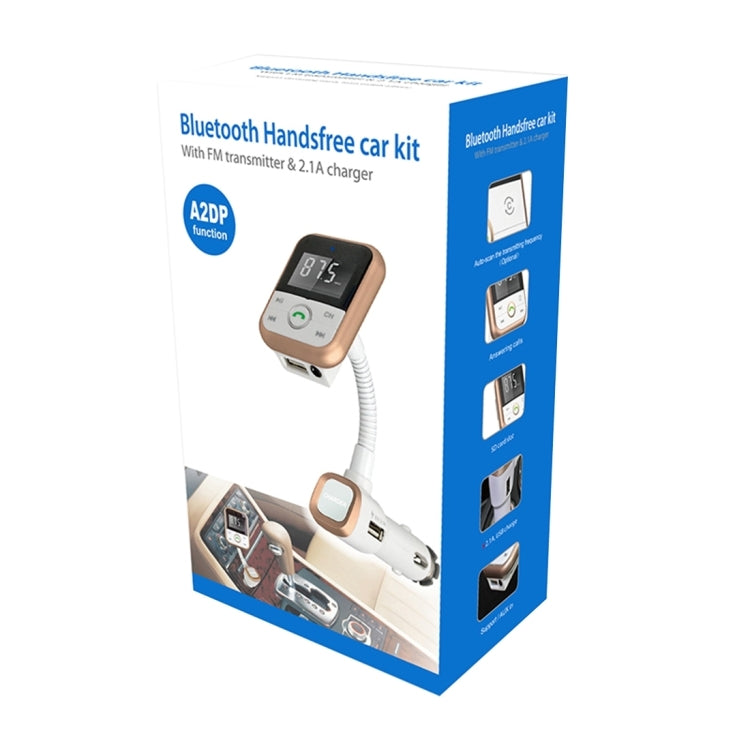 BT67 Bluetooth Car Kit MP3 Player FM Transmitter with Remote Control, 5V 2.1A USB Car Charger for iPhone 6 / iPad / Galaxy S6 / Mobile Phone