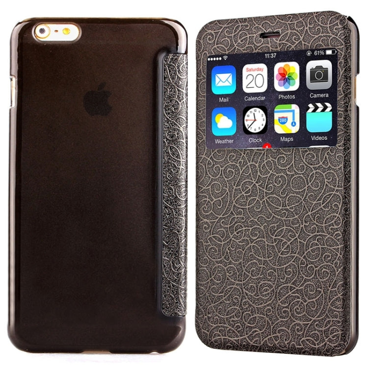 Flower of Palace Pattern Flip Leather Case with Card Slot & Caller ID Display for iPhone 6 & 6