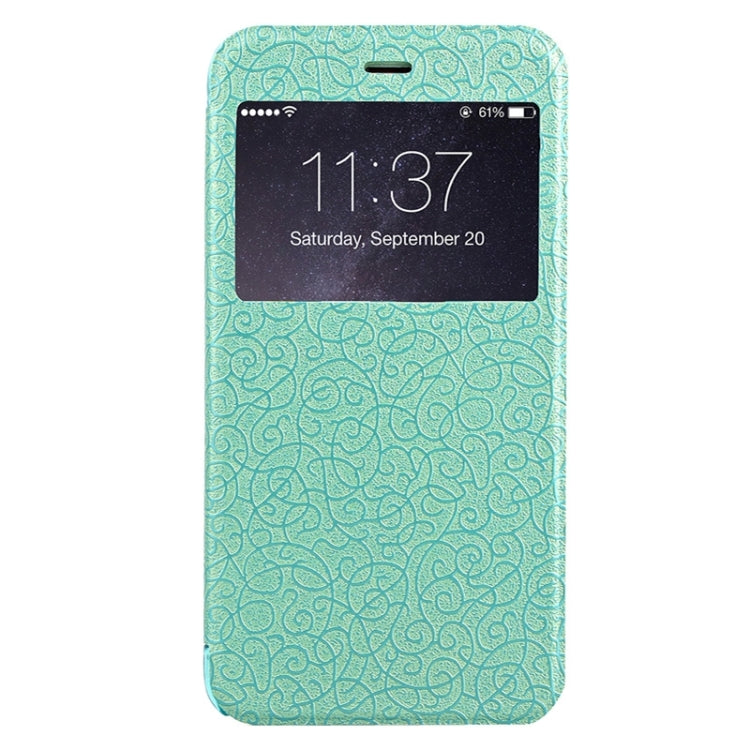 Flower of Palace Pattern Flip Leather Case with Card Slot & Caller ID Display for iPhone 6 & 6
