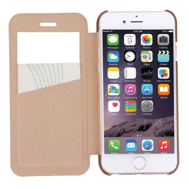 Flower of Palace Pattern Flip Leather Case with Card Slot & Caller ID Display for iPhone 6 & 6