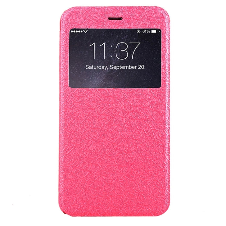 Flower of Palace Pattern Flip Leather Case with Card Slot & Caller ID Display for iPhone 6 & 6