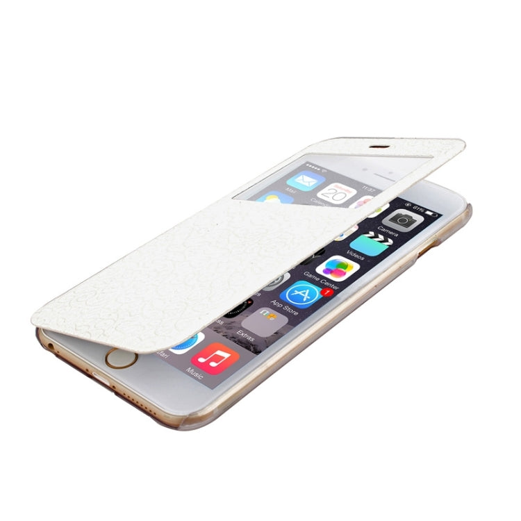 Flower of Palace Pattern Flip Leather Case with Card Slot & Caller ID Display for iPhone 6 & 6