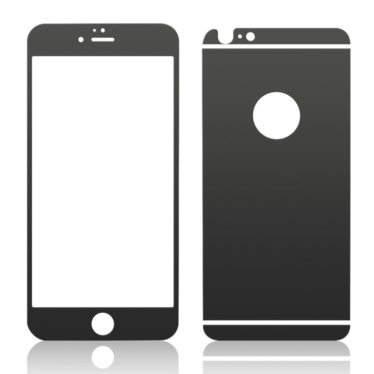 0.3mm Ultra-thin Plating Full Screen Front + Back Color Mirror Tempered Glass Screen Protector for iPhone 6 & 6s