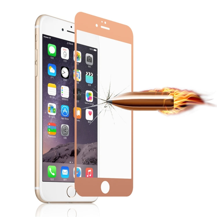 0.3mm Ultra-thin Plating Full Screen Front + Back Color Mirror Tempered Glass Screen Protector for iPhone 6 & 6s