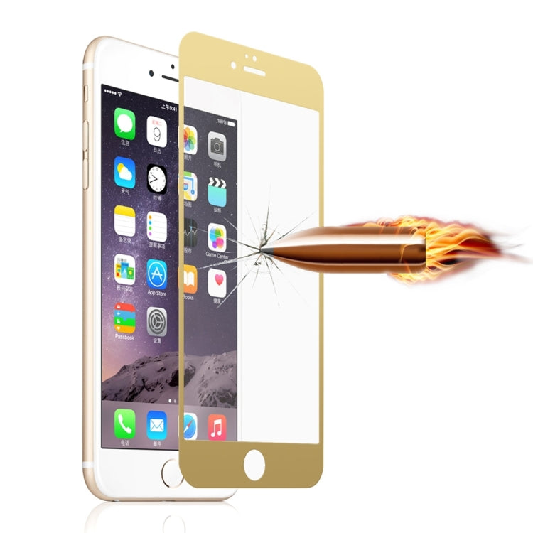 0.3mm Ultra-thin Plating Full Screen Front + Back Color Mirror Tempered Glass Screen Protector for iPhone 6 & 6s