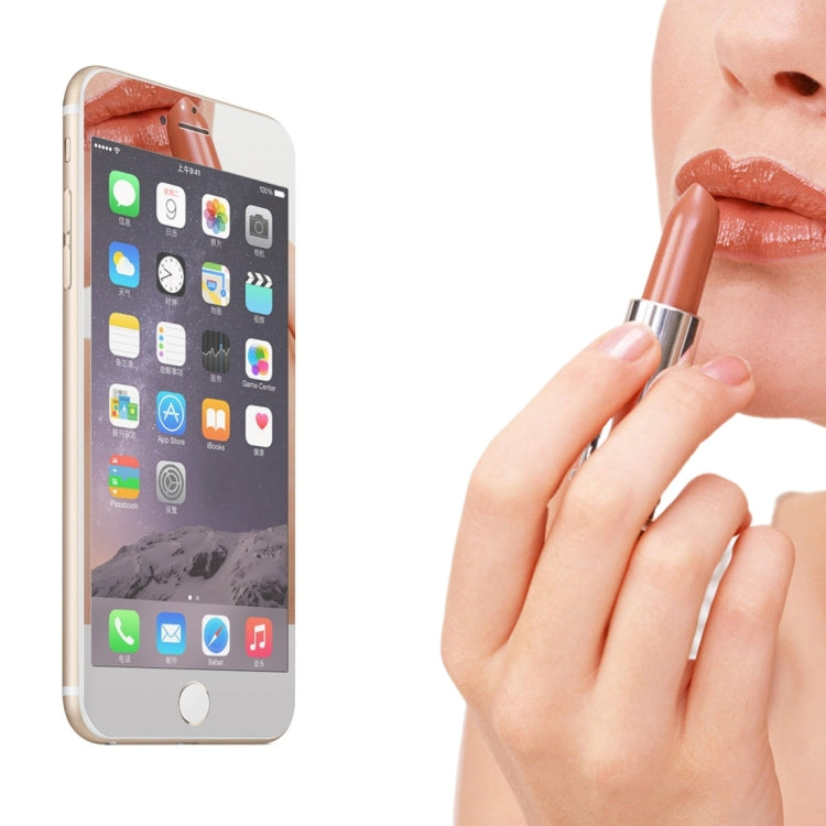 0.3mm Ultra-thin Plating Full Screen Front + Back Color Mirror Tempered Glass Screen Protector for iPhone 6 & 6s
