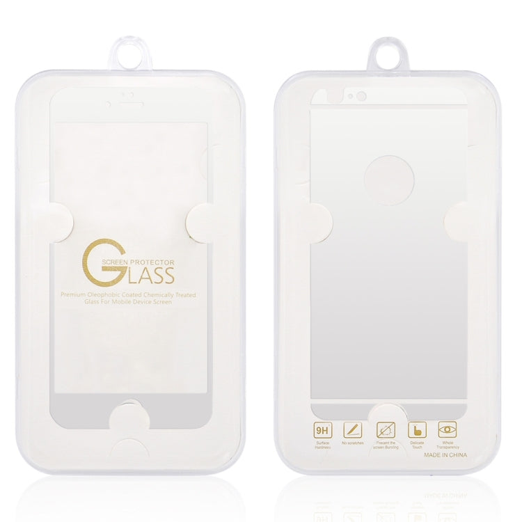 0.3mm Ultra-thin Plating Full Screen Front + Back Color Mirror Tempered Glass Screen Protector for iPhone 6 & 6s