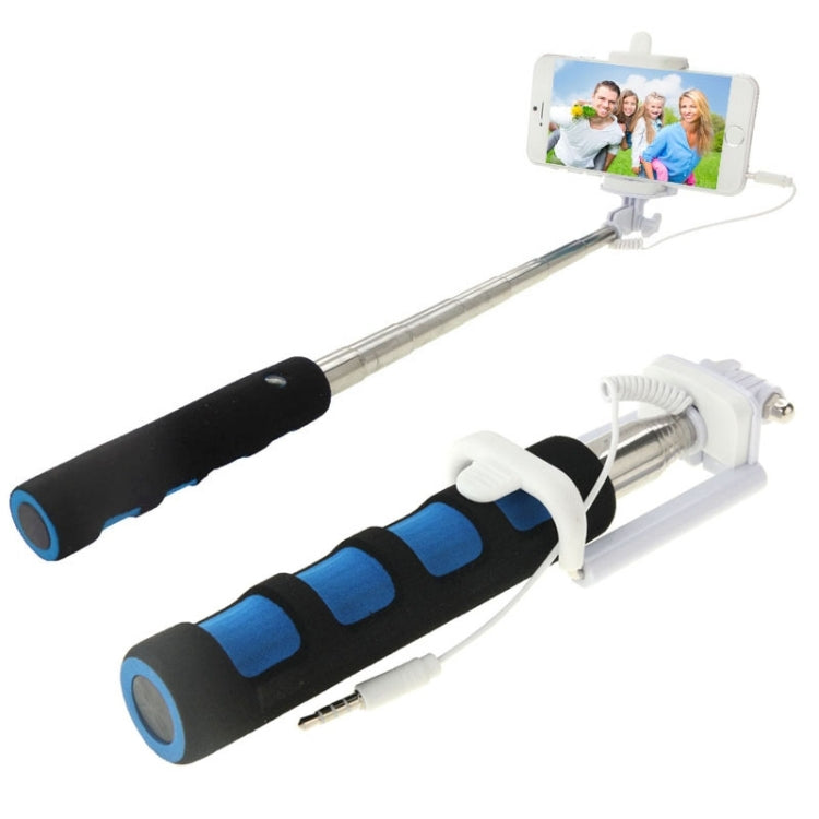 GoShot Photo Pole Selfie Stick Monopod Extendable Handheld Holder with 3.5mm Audio Cable, Max Length: 88cm