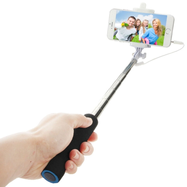 GoShot Photo Pole Selfie Stick Monopod Extendable Handheld Holder with 3.5mm Audio Cable, Max Length: 88cm
