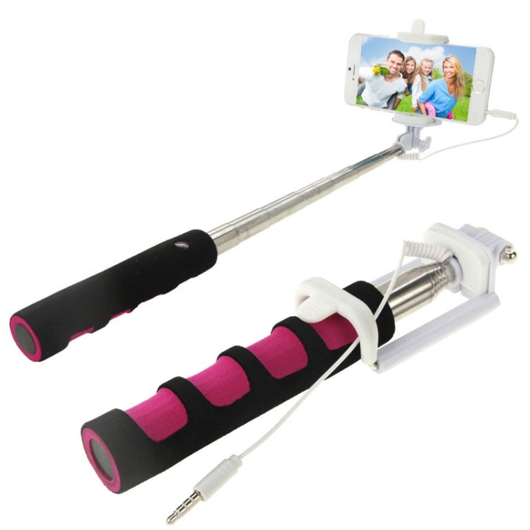 GoShot Photo Pole Selfie Stick Monopod Extendable Handheld Holder with 3.5mm Audio Cable, Max Length: 88cm