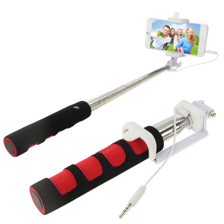 GoShot Photo Pole Selfie Stick Monopod Extendable Handheld Holder with 3.5mm Audio Cable, Max Length: 88cm