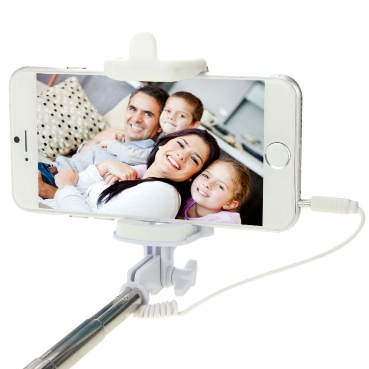 GoShot Photo Pole Selfie Stick Monopod Extendable Handheld Holder with 3.5mm Audio Cable, Max Length: 88cm