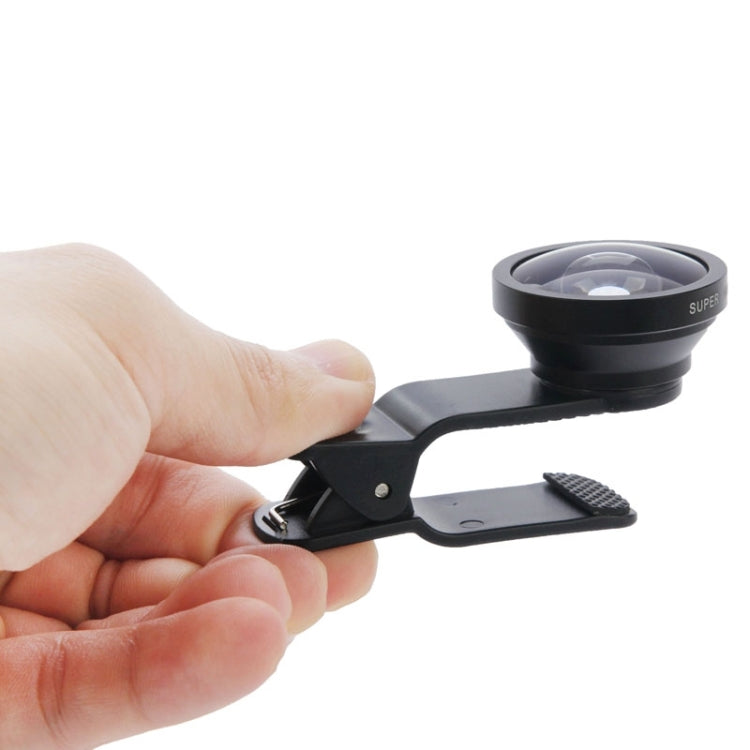 HE-22 Universal Super Wide 0.4X Lens with Clip, For iPhone, Galaxy, Sony, Lenovo, HTC, Huawei, Google, LG, Xiaomi and other Smartphones