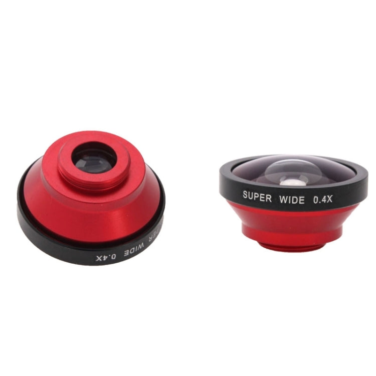 HE-22 Universal Super Wide 0.4X Lens with Clip, For iPhone, Galaxy, Sony, Lenovo, HTC, Huawei, Google, LG, Xiaomi and other Smartphones