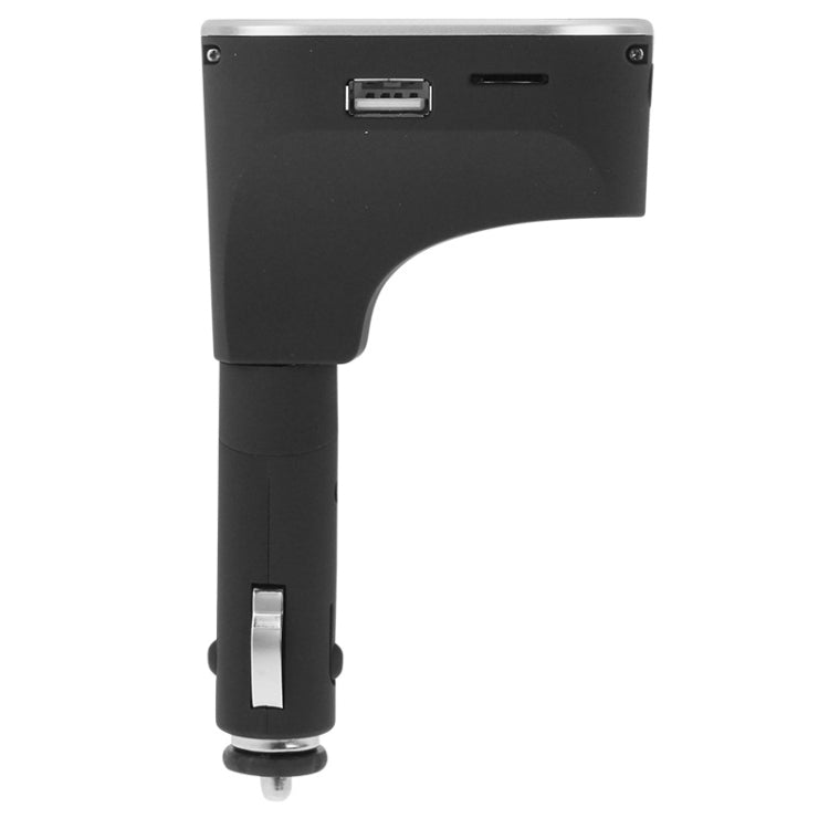 Music & Tacking Handsfree Car Kit FM Transmitter with Remote Control, Car Charger, For iPhone, Galaxy, Sony, Lenovo, HTC, Huawei, and other Smartphones