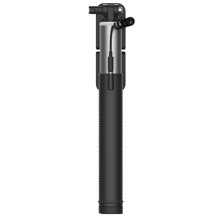 ROCK Portable Wire Control Selfie Stick Monopod Folding Extendable Handheld Holder for iOS & Android Phone, Folded Length: 21cm,