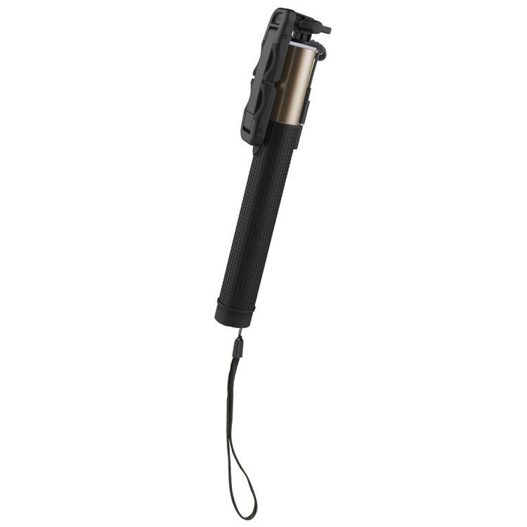 ROCK Portable Wire Control Selfie Stick Monopod Folding Extendable Handheld Holder for iOS & Android Phone, Folded Length: 21cm,