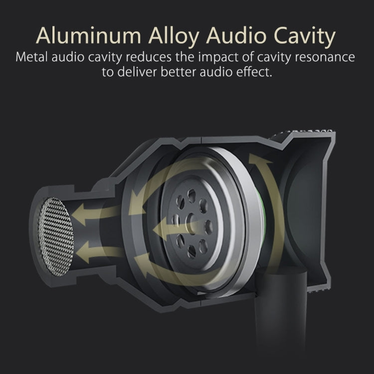 ROCK RAU0511 In-ear Metal Hi-Fi Stereo Earphone with Line Control & Mic Braided OFC Cable for iPhone 6 & 6, Galaxy S6 / S5 / S4, HTC, Huawei, Sony etc.