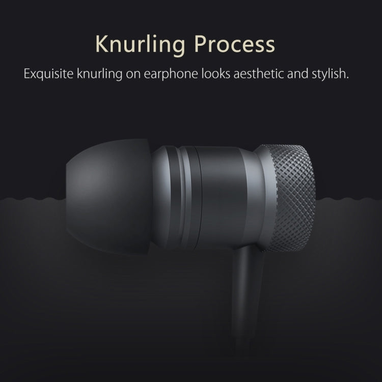 ROCK RAU0511 In-ear Metal Hi-Fi Stereo Earphone with Line Control & Mic Braided OFC Cable for iPhone 6 & 6, Galaxy S6 / S5 / S4, HTC, Huawei, Sony etc.