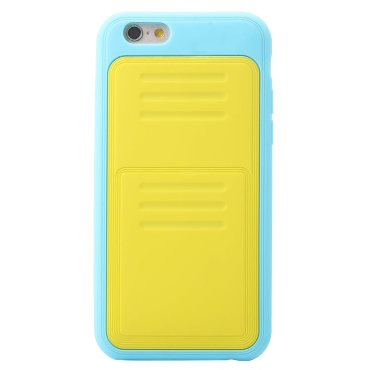 Stripe Style Color Matching Silicone Protective Case for iPhone 6 & 6s