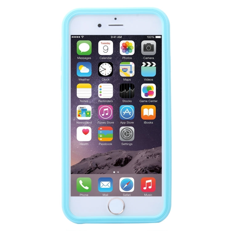 Stripe Style Color Matching Silicone Protective Case for iPhone 6 & 6s