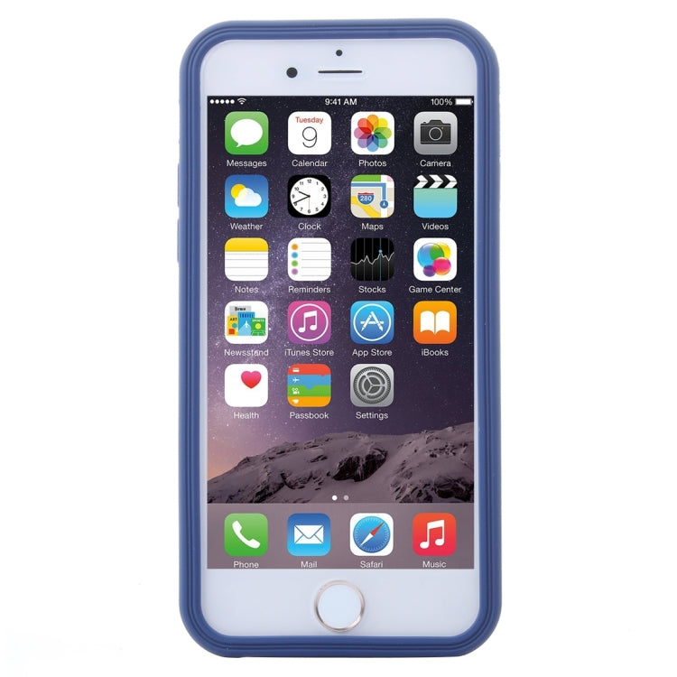 Stripe Style Color Matching Silicone Protective Case for iPhone 6 & 6s