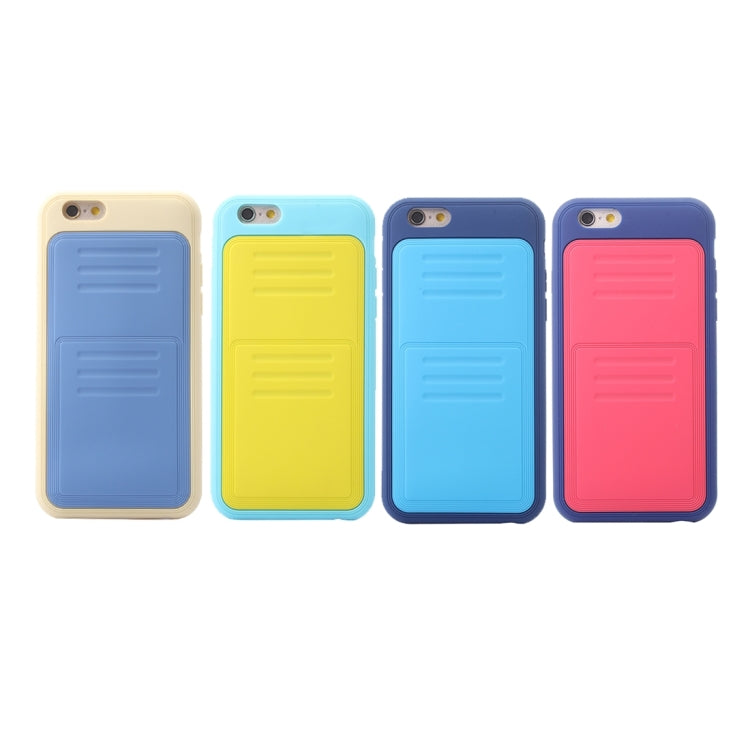 Stripe Style Color Matching Silicone Protective Case for iPhone 6 & 6s