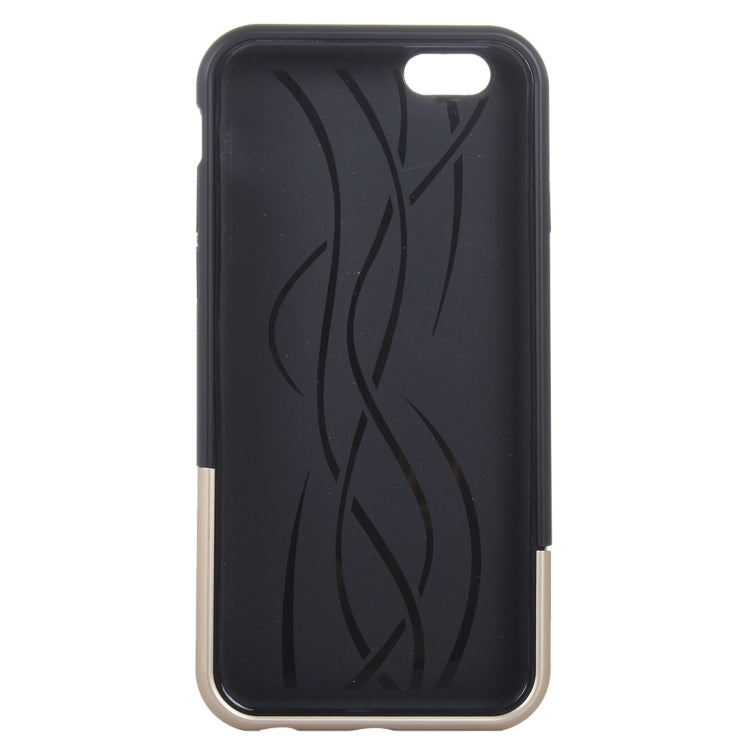 Color Blocking TPU + PC Protective Case with Holder for iPhone 6 & 6s
