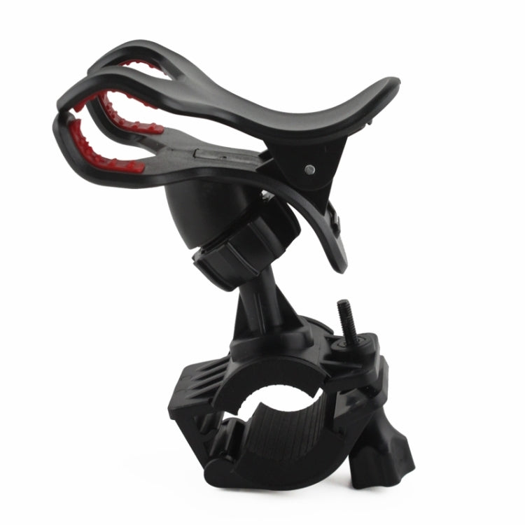 360 Degree Rotation Universal Mobile Phone Motorcycle Bicycle Handlebar Mount Holder for iPhone 6 & 6 Plus / LG / Galaxy S6 / S5, Clip Support Phone Width: up to 10cm(Black)
