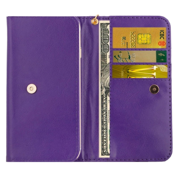 5.0 Inch Universal Crazy Horse Texture Carry Cases with Wallet & Card Slots for iPhone 6 / 6S / 5 / 5S / 5C  /  Sony Xperia E4 / M4 Aqua