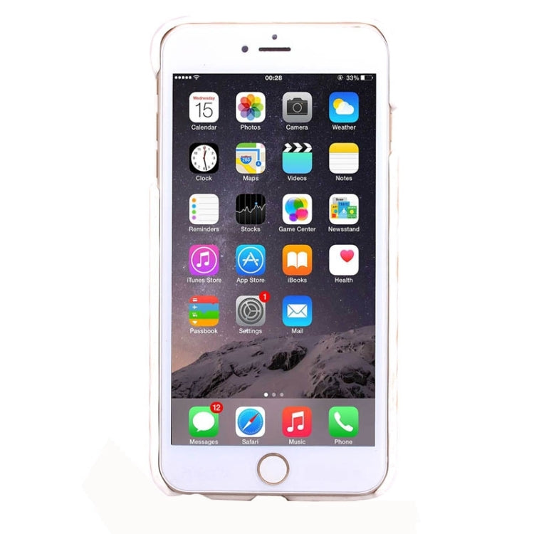 Stereo Diamond Lattice Style PU Paste Skin Plastic Protective Case for iPhone 6 & 6S