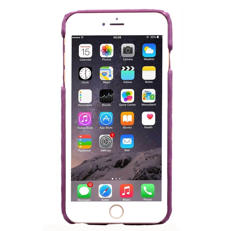 Stereo Diamond Lattice Style PU Paste Skin Plastic Protective Case for iPhone 6 & 6S