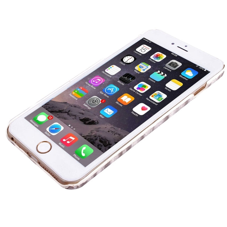 Sandpainting Wood Grain Texture PU Case for iPhone 6 & 6S