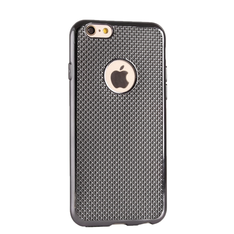 Lattice Texture Electroplating TPU Protective Case for iPhone 6 & 6s
