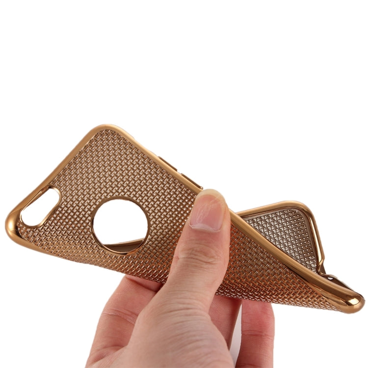 Lattice Texture Electroplating TPU Protective Case for iPhone 6 & 6s