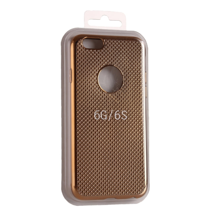 Lattice Texture Electroplating TPU Protective Case for iPhone 6 & 6s