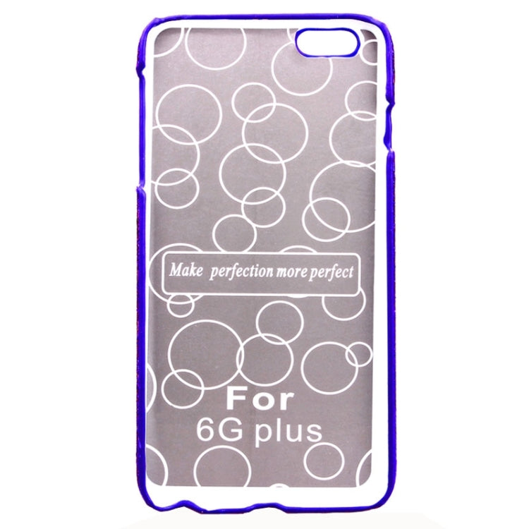 Colorful Star Pattern Flash Powder Series PU Paste Skin Plastic Protective Case for iPhone 6