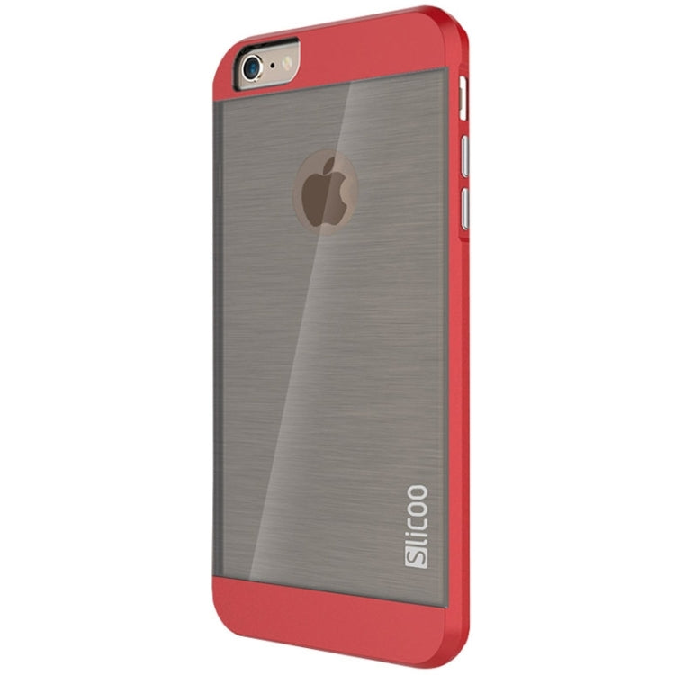 Slicoo Brushed Texture Electroplating Combination Case for iPhone 6 & 6S