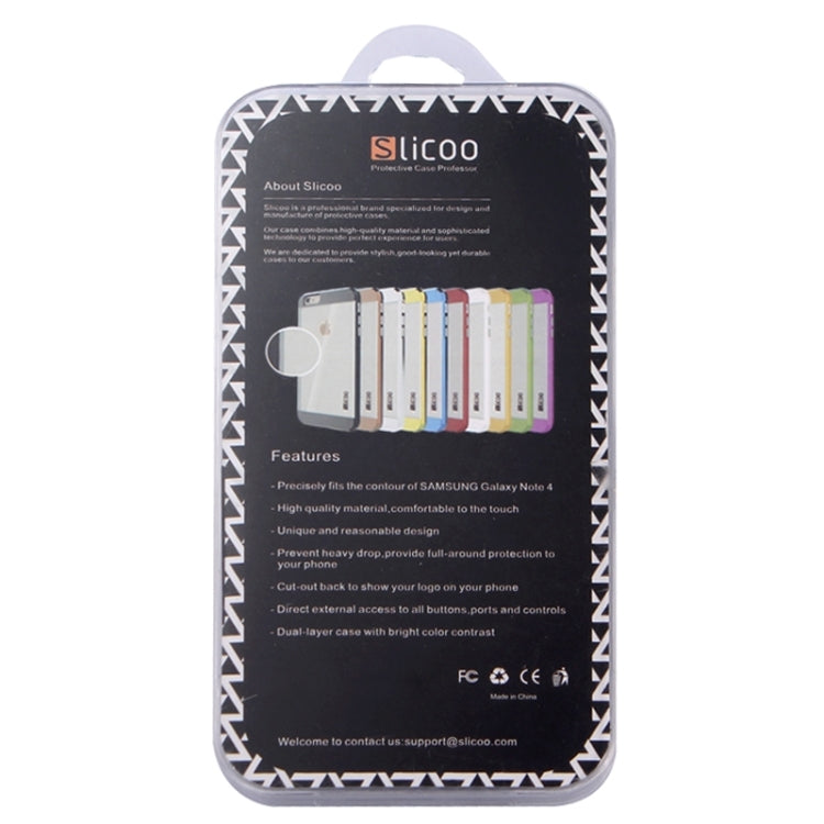 Slicoo Brushed Texture Electroplating Combination Case for iPhone 6 & 6S