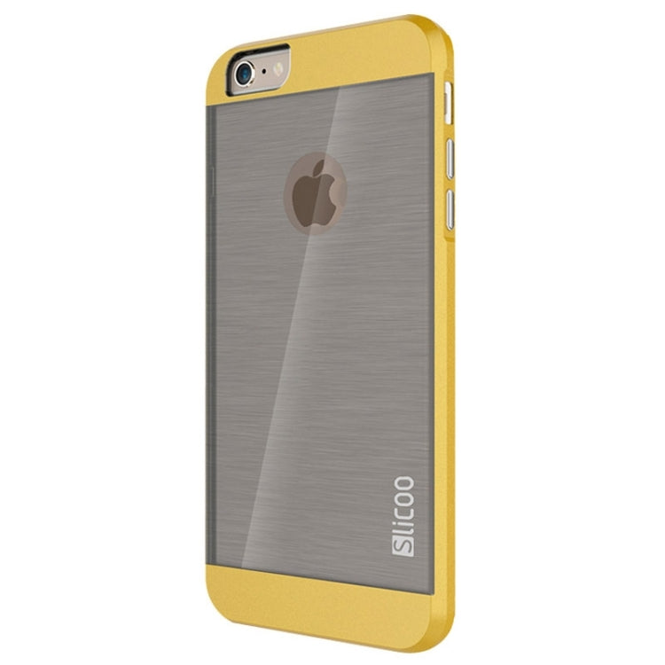 Slicoo Brushed Texture Electroplating Combination Case for iPhone 6 & 6S