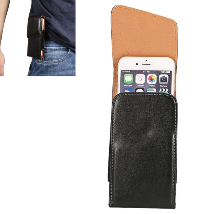 4.7 Inch Universal Lambskin Texture Vertical Flip Leather Case / Waist Bag with Rotatable Back Splint for iPhone 6 & 6S, Galaxy SIII