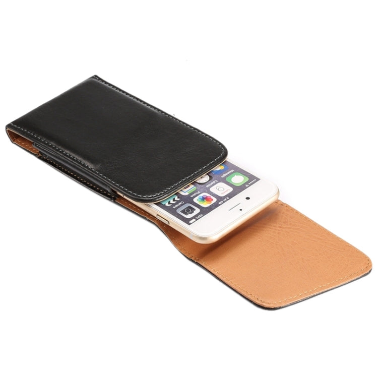 4.7 Inch Universal Lambskin Texture Vertical Flip Leather Case / Waist Bag with Rotatable Back Splint for iPhone 6 & 6S, Galaxy SIII