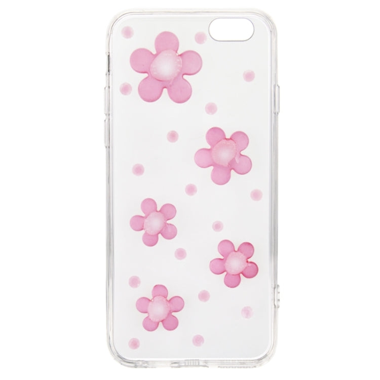Fashionable Ultrathin Daisy Pattern Acrylic TPU Protective Case for iPhone 6 & 6S